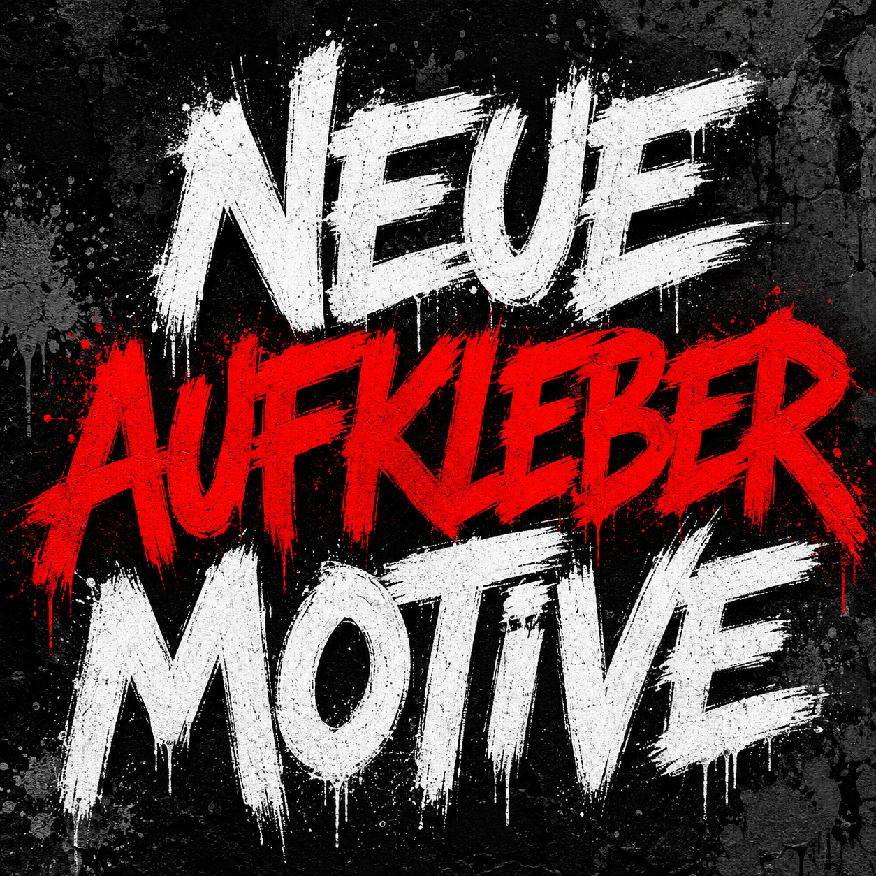 Neue Aufkleber Motive
