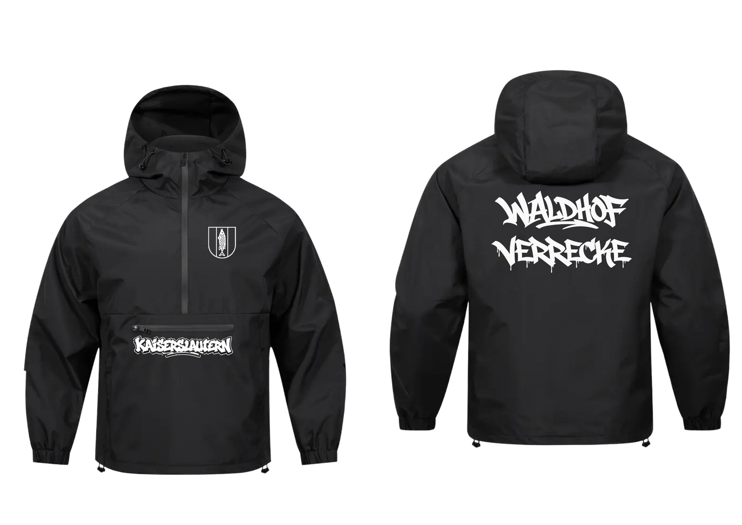Premium Windbreaker (Waldhof Verrecke Motiv) - HooDPlaka67