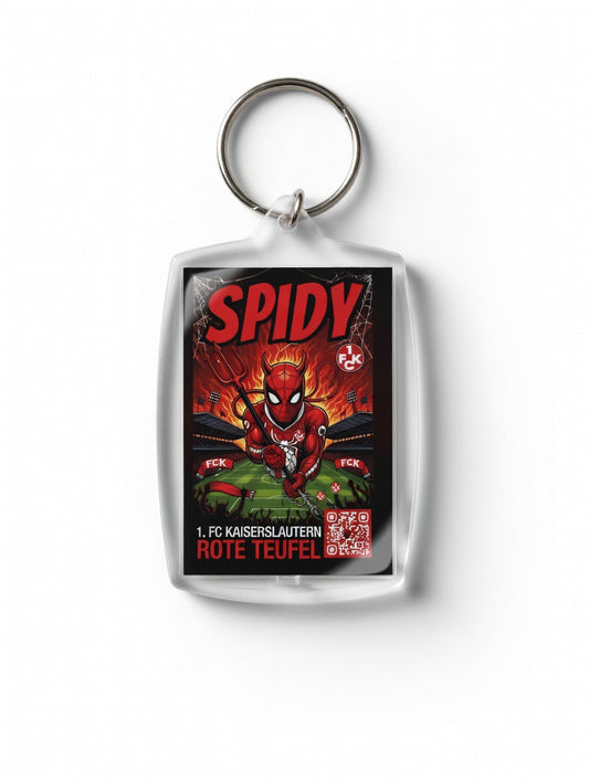 Schlüsselanhänger „SPIDY / HooDPlaka67“ 🔑❤️🖤