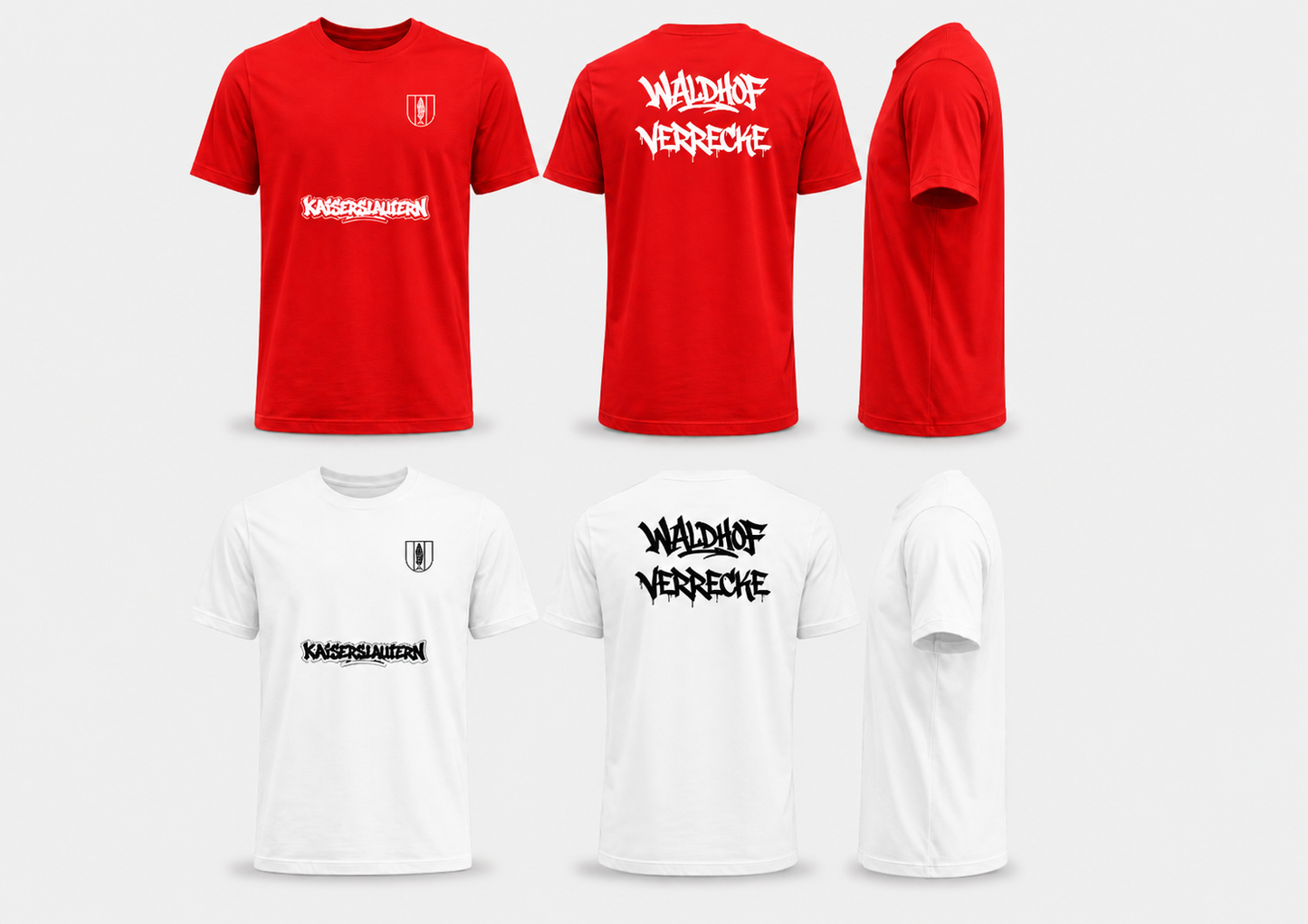 Premium t-Shirt  (Waldhof Verrecke Motiv) - HooDPlaka67